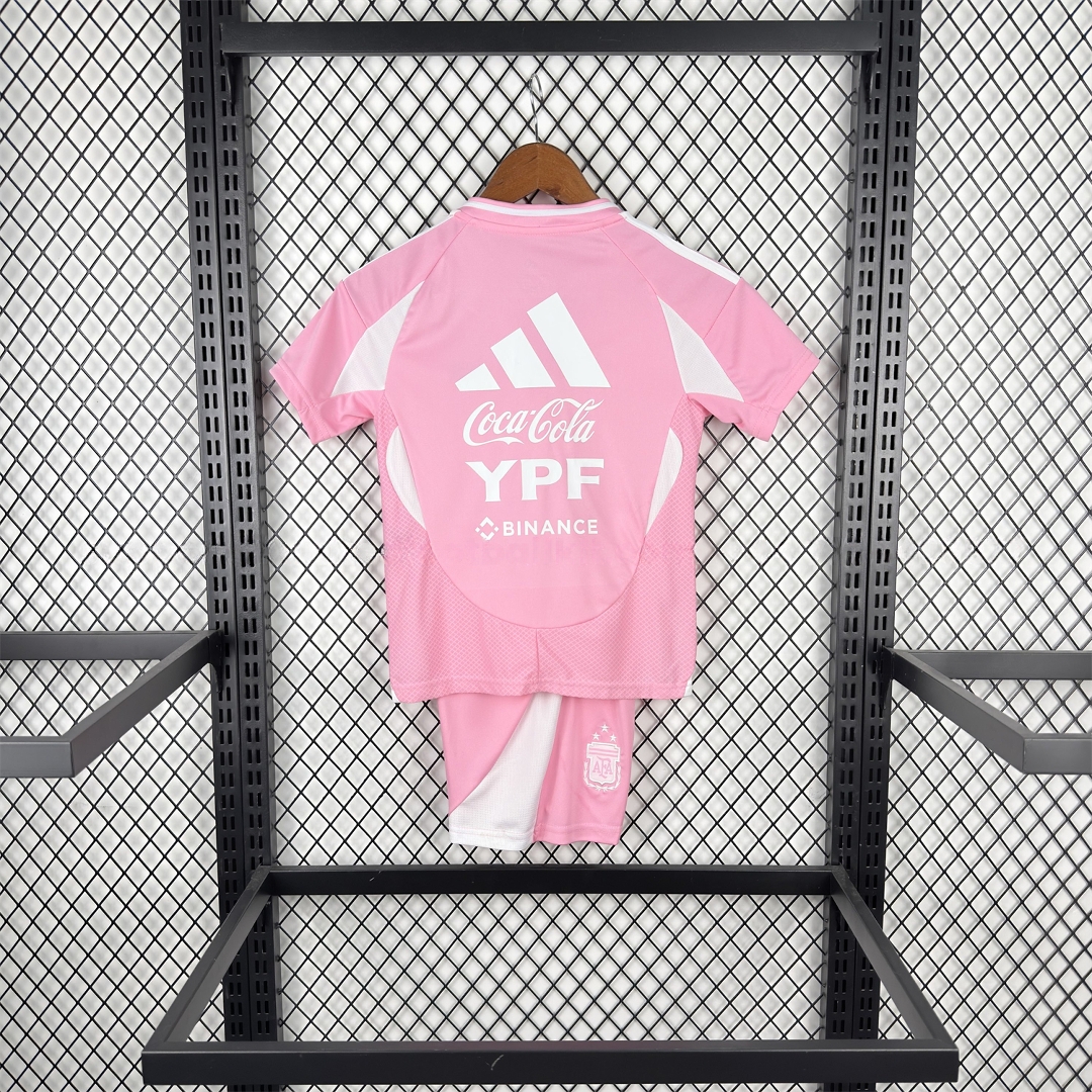 Argentina 2026 Pink Special Kids Kit - UnitedFutballJersey