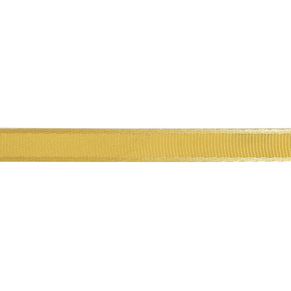 Yellow Satin-Edged Grosgrain Ribbon - 0.375