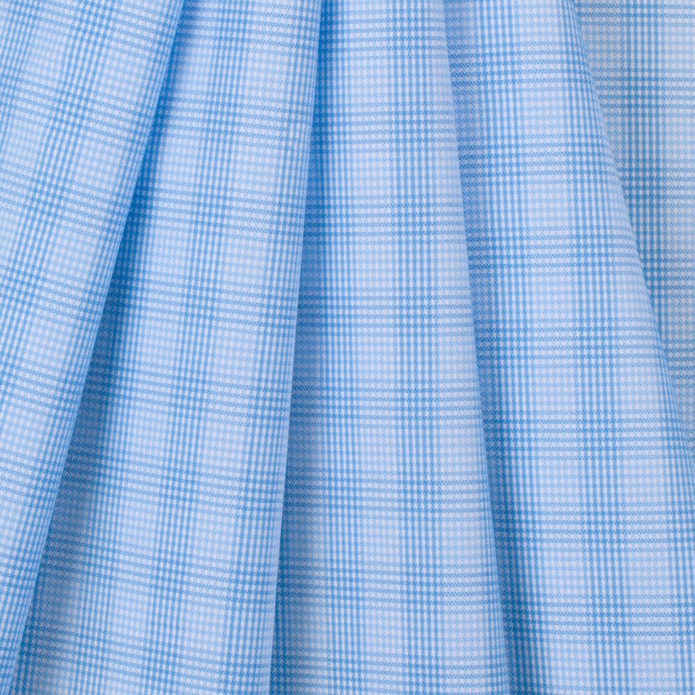 Blue Checkered Cotton Shirting - Joann Fabrics