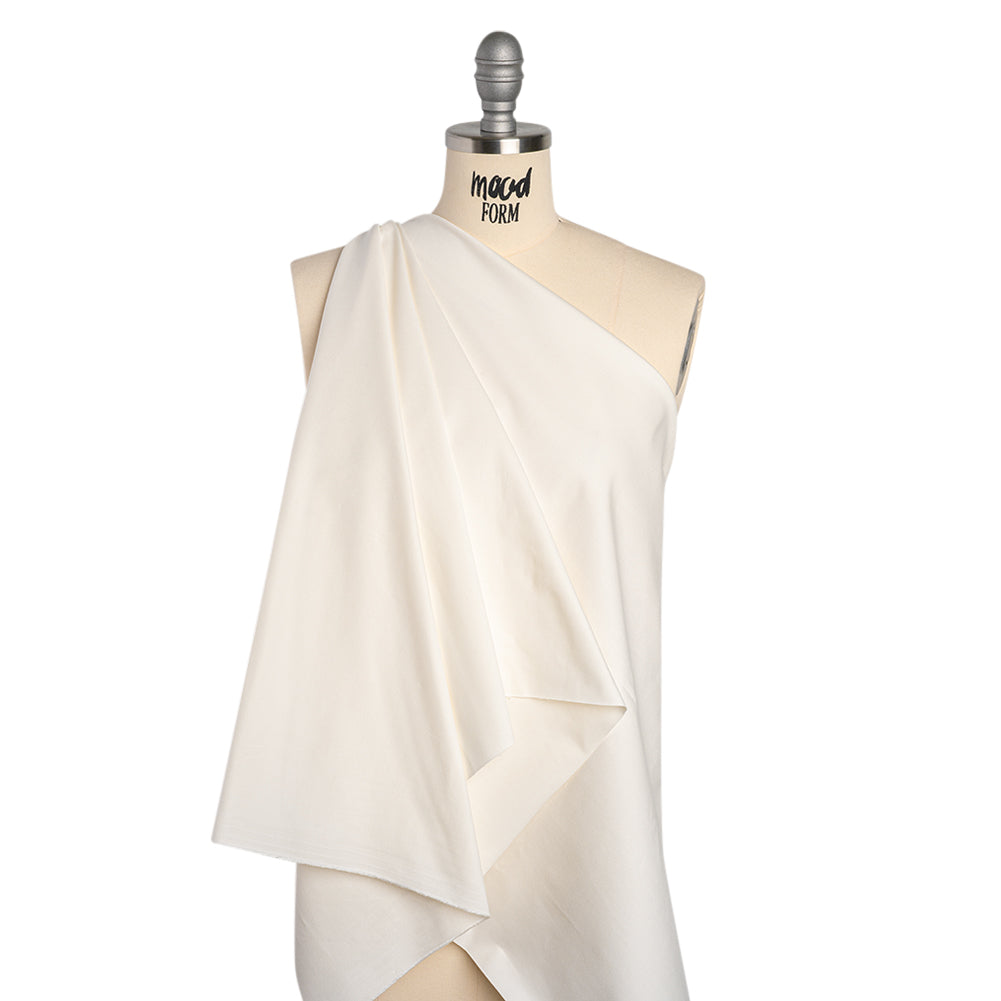 Stretch Cotton and Tencel Twill - Off White - Deadstock - Joann Fabrics