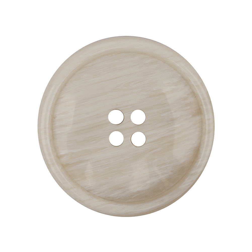 Turtledove and Kelp Striated 4-Hole Plastic Jacket Button - 44L/28mm - Joann Fabrics