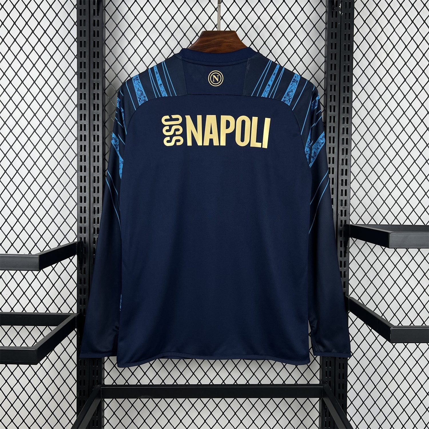 Napoli 25-26 CocaCola Dark Blue Special Long Sleeves Jersey - Fans Version - UnitedFutballJersey