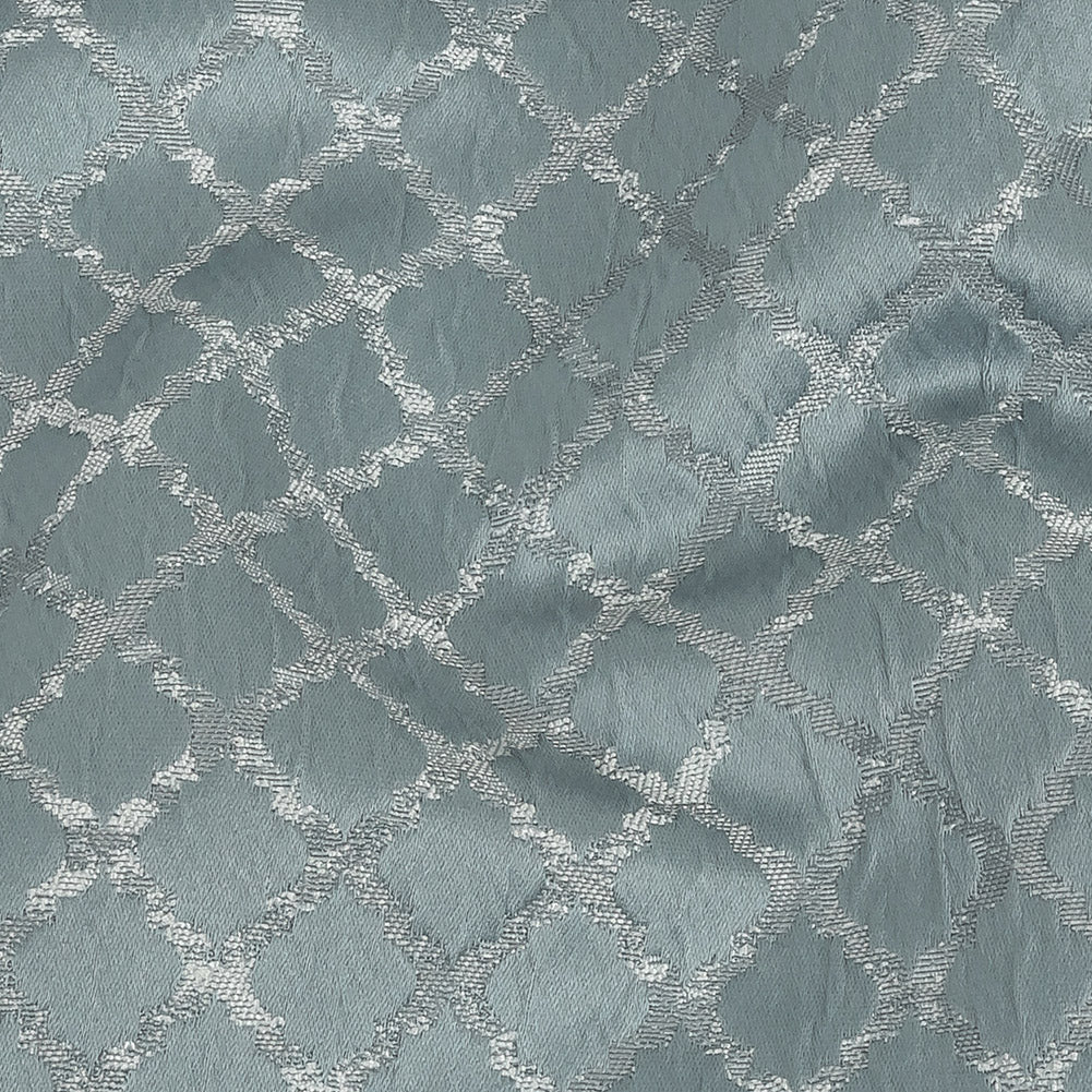 Drapery Jacquard - Ice Moroccan Quatrefoil - British Imported - Joann Fabrics