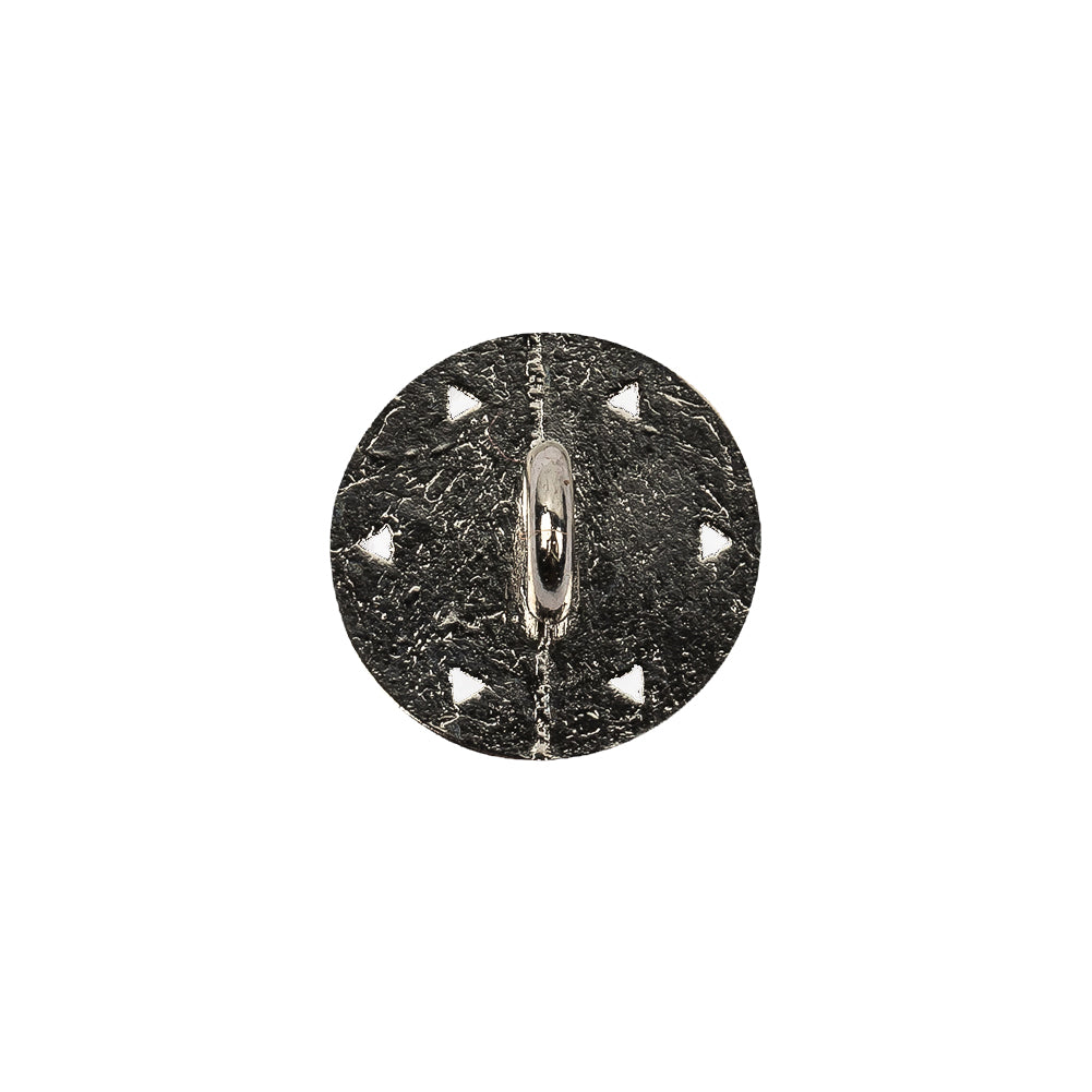 Italian Nickel Floral Shank Back Button - 24L/15mm - Joann Fabrics