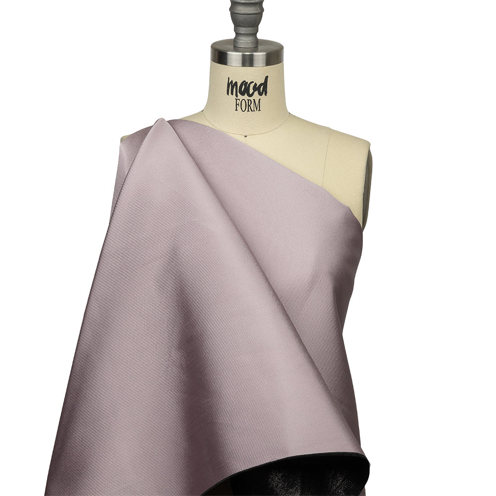 Olwyn Metallic Black and Dawn Pink Double Faced Luxury Mikado - Joann Fabrics