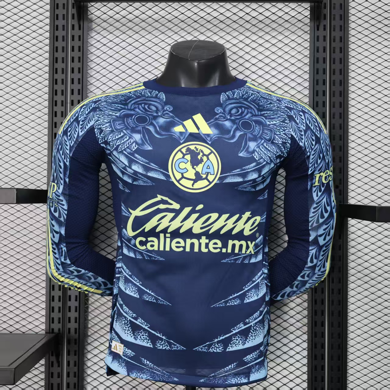 2025/2026 Long Sleeve Player Version Club América Away Football Jersey 1:1 Thai quality
