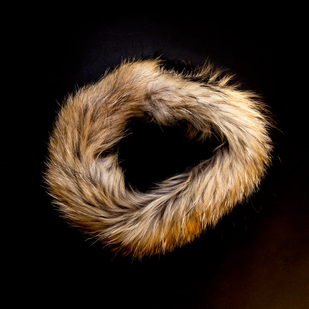Natural Finn Racoon Fox Fur Headband or Scarf with VELCRO&reg; Closure - Joann Fabrics