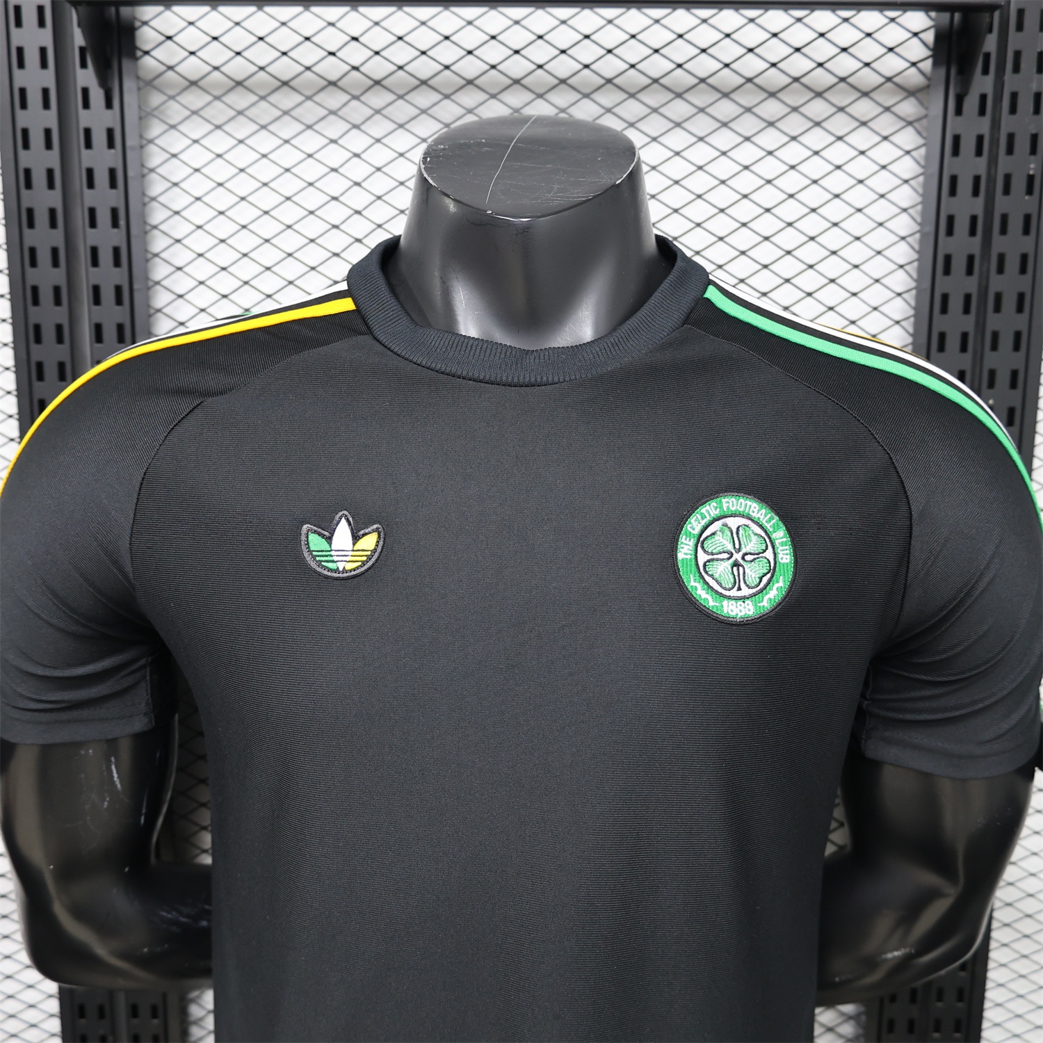 Celtic 25-26 Retro Style Casual Black Jersey - Player Version - UnitedFutballJersey