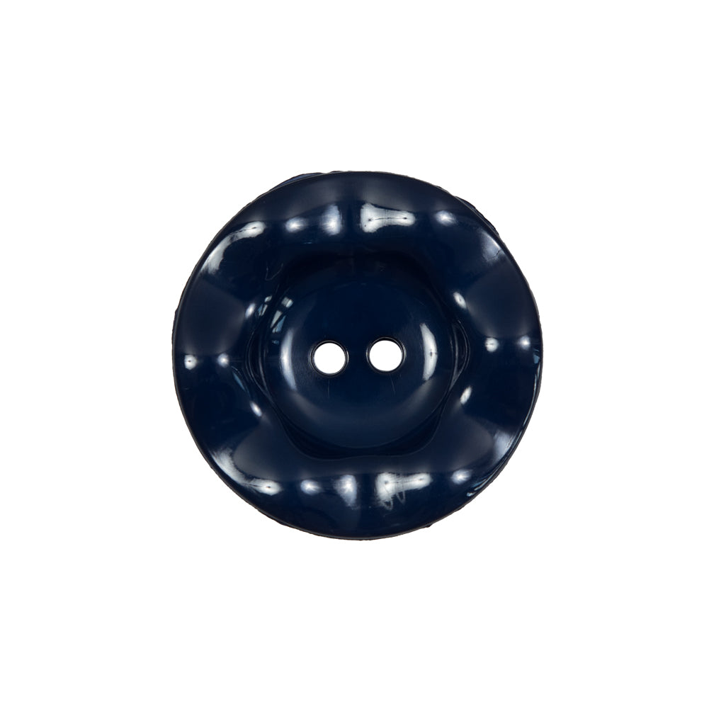 Italian Navy Wavy Plastic 2-Hole - 36L/23mm - Joann Fabrics