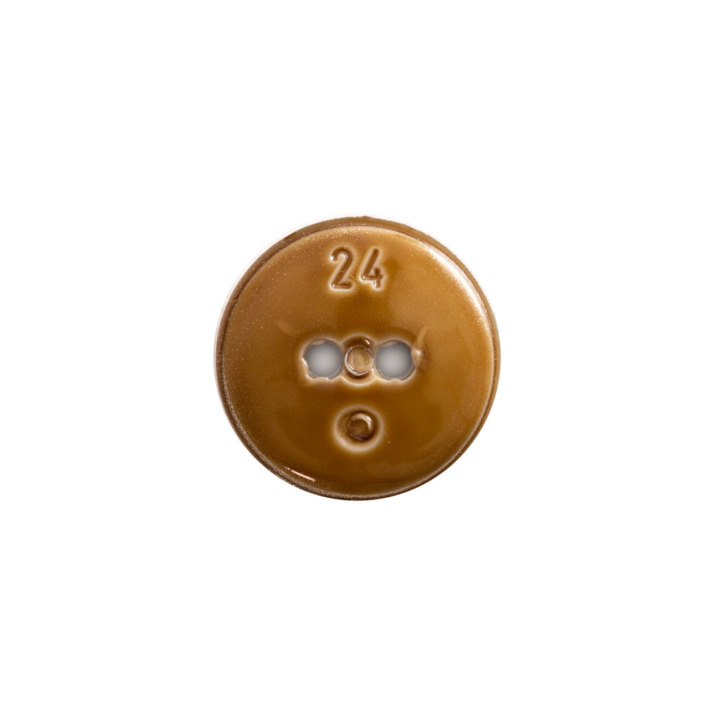 Italian Gold Gravel 2-Hole Button - 24L/15mm - Joann Fabrics