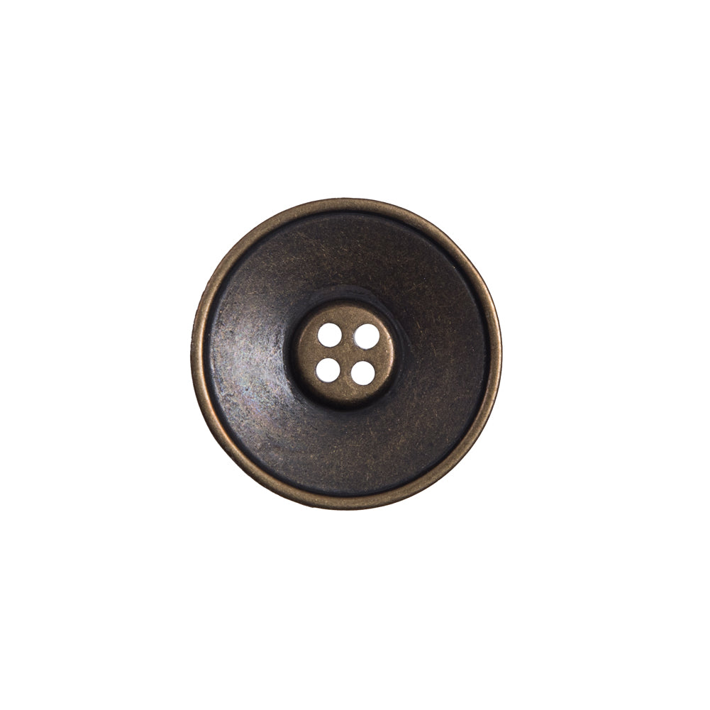 Italian Antique Gold Metal 4-Hole Button - 32L/20mm - Joann Fabrics