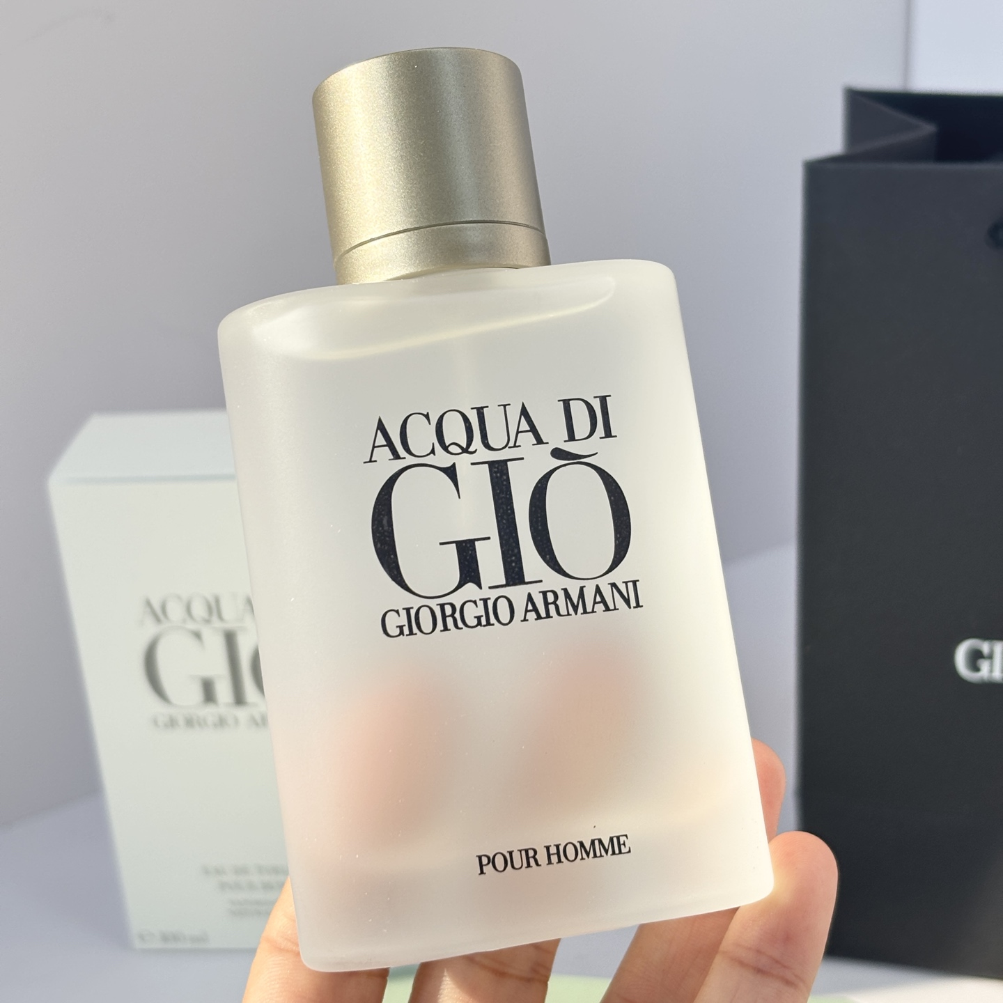 Armani love men white