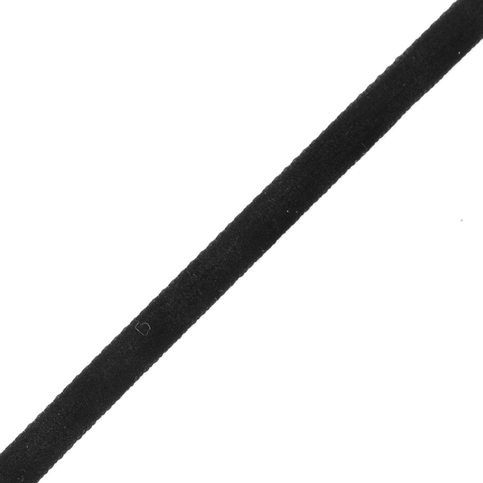 Black Double Face Velvet Ribbon - 1/8