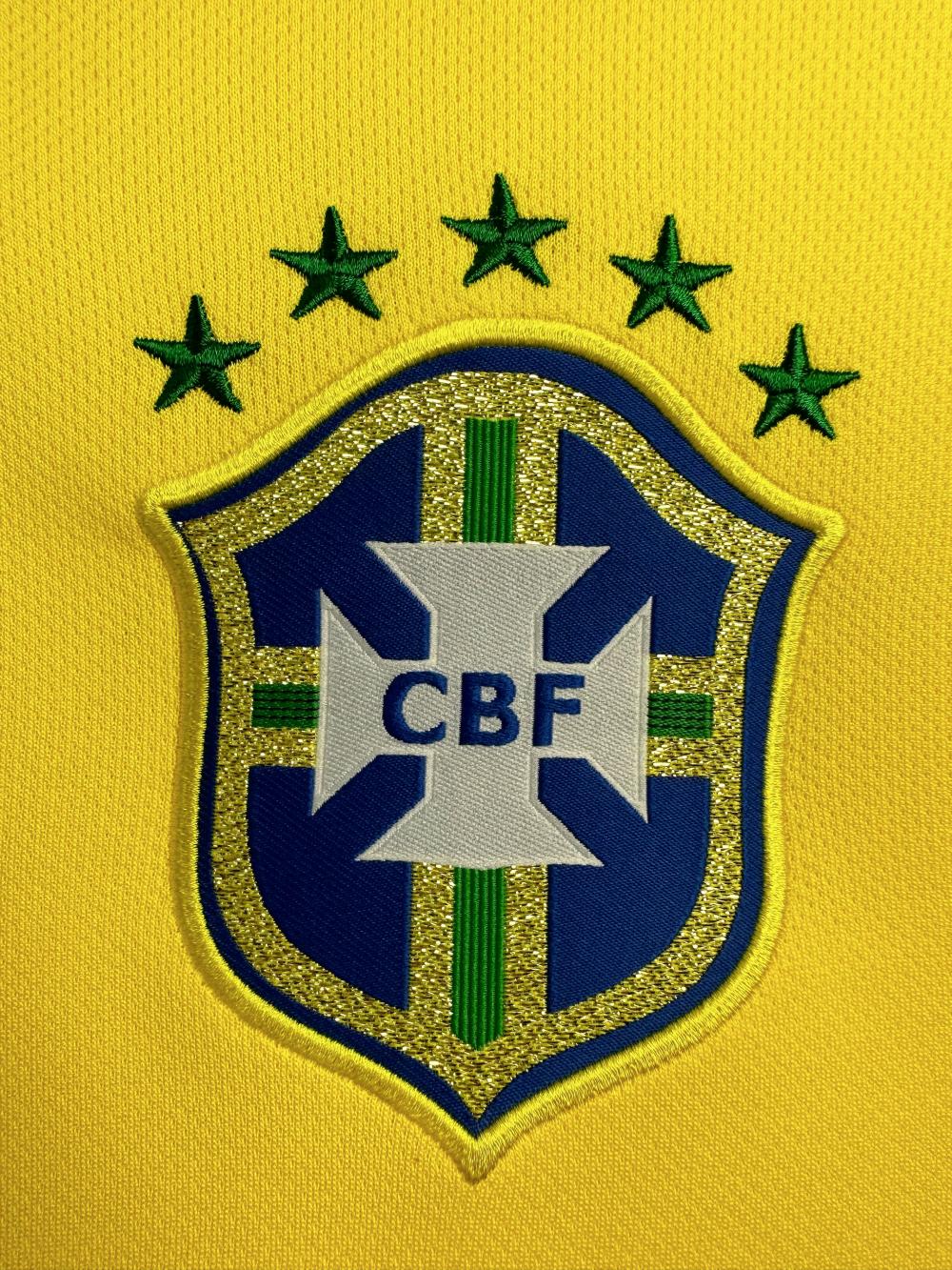 2014 Retro Brazil Home Soccer Jersey 1:1 Thai Quality