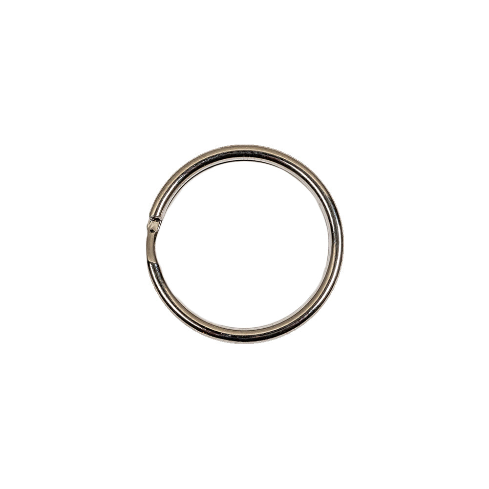 Nickel Metal Split Keychain Ring - 0.625