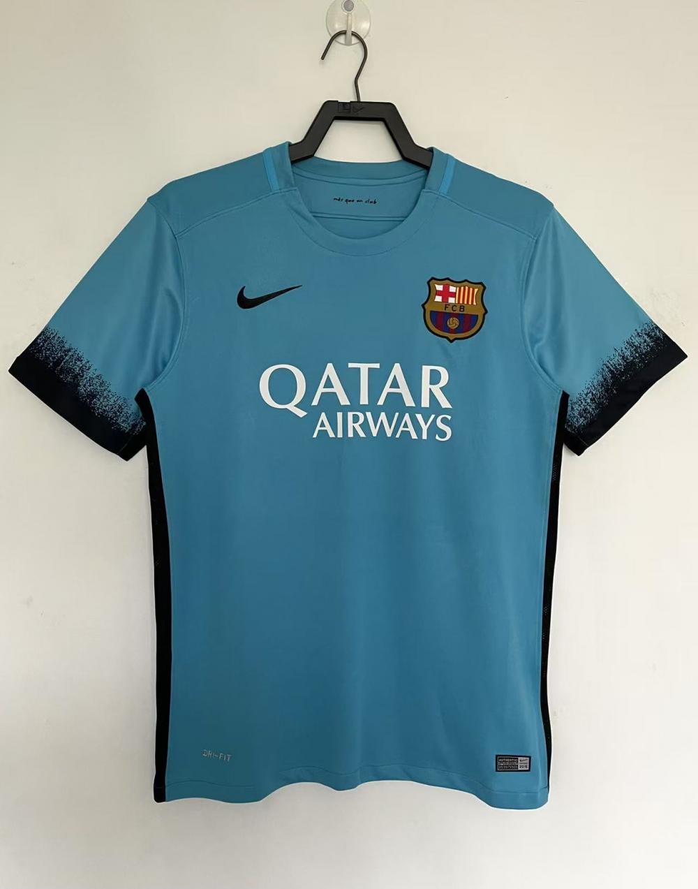 2015/2016 Retro Barcelona Third Away Football Shirt 1:1 Thai Quality
