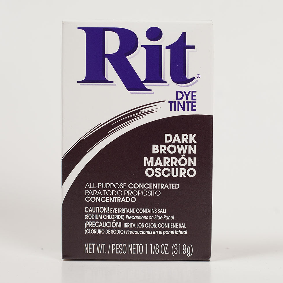 Rit All-Purpose Box Fabric Dye - Dark Brown - 1 1/8oz - Joann Fabrics
