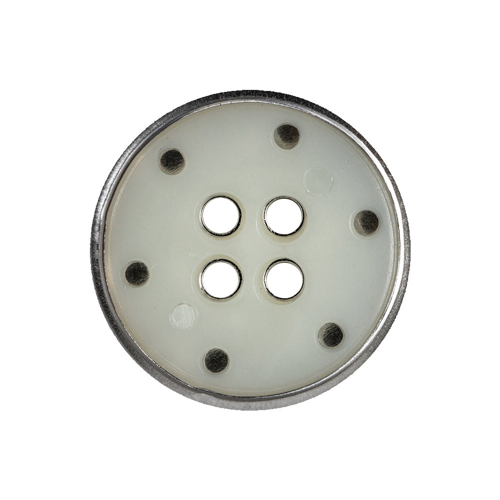 Silver Matte Nickel Metal Coat Button - 40L/25.5mm - Joann Fabrics