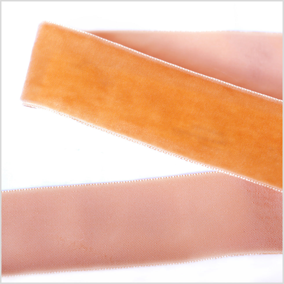 Single Faced Velvet Ribbon Made in Italy - 1.5