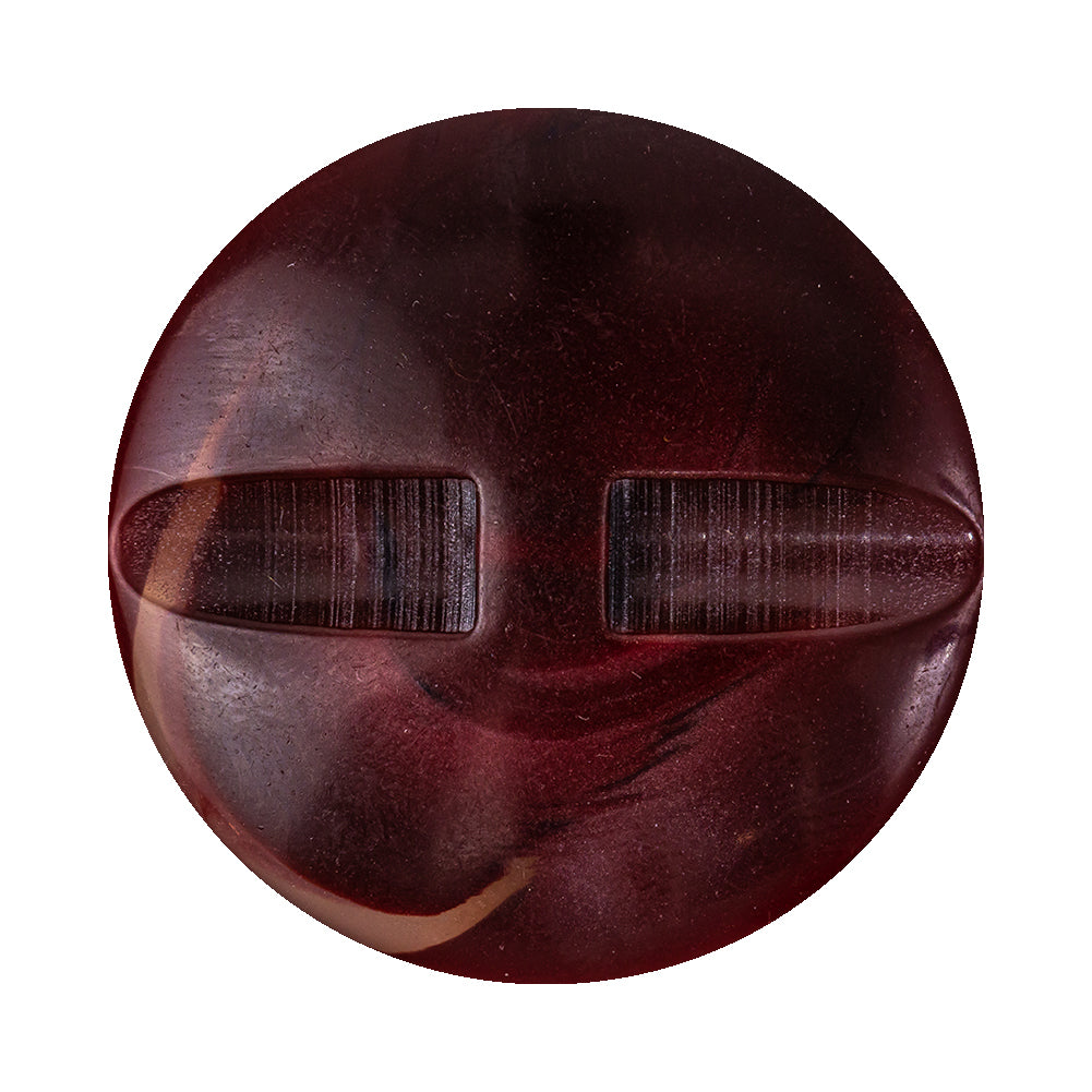 Deep Red Mystery Abstract Self-Shank Back Plastic Button - 54L/34mm - Joann Fabrics