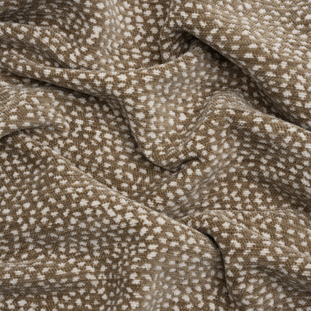 Upholstery Chenille - Perfect Taupe Spotted - Remus Collection - Joann Fabrics