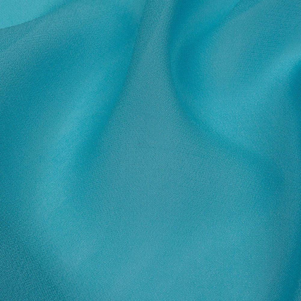Famous Australian Designer Turquoise Viscose Georgette - Joann Fabrics