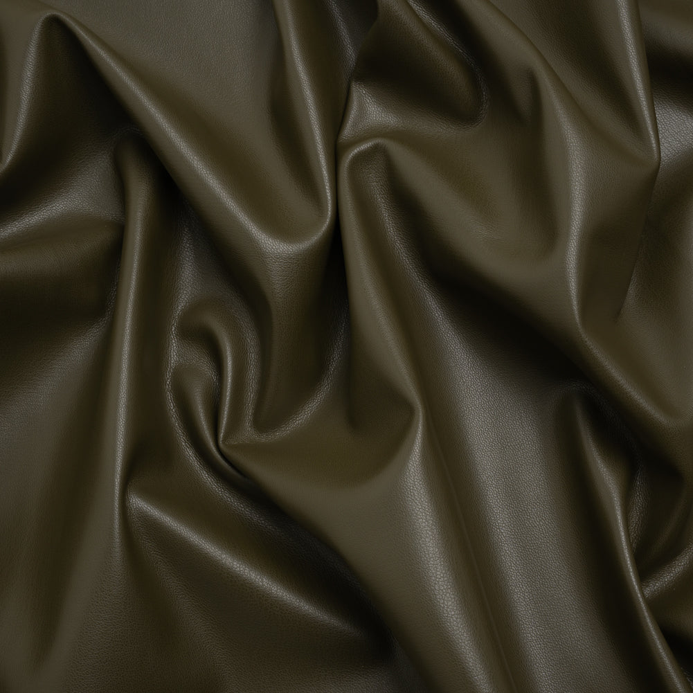Stretch Faux Leather with Suede-Like Brushed Backing - Olive Green - Jodi Collection - Joann Fabrics