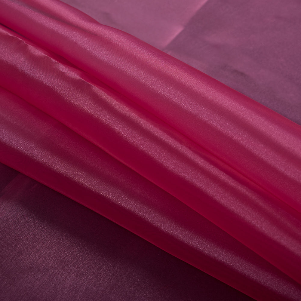Iridescent Polyester Organza - Raspberry - Joann Fabrics