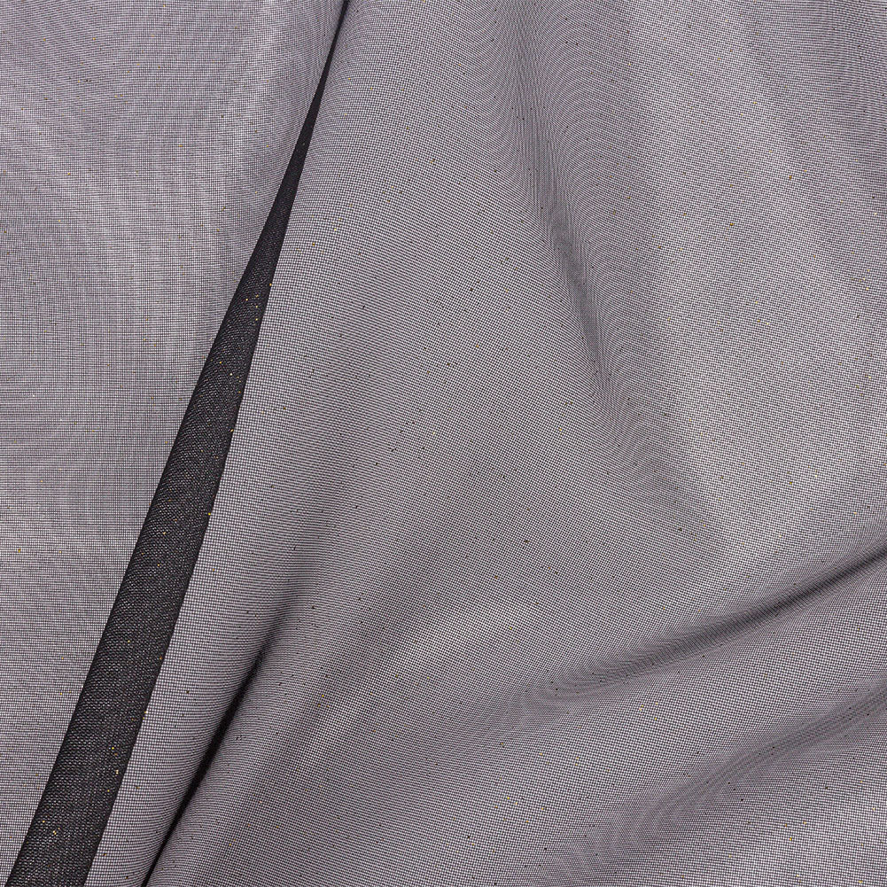 Polyester Mesh Organza with Gold Glitter - Black - Starlight Collection - Joann Fabrics
