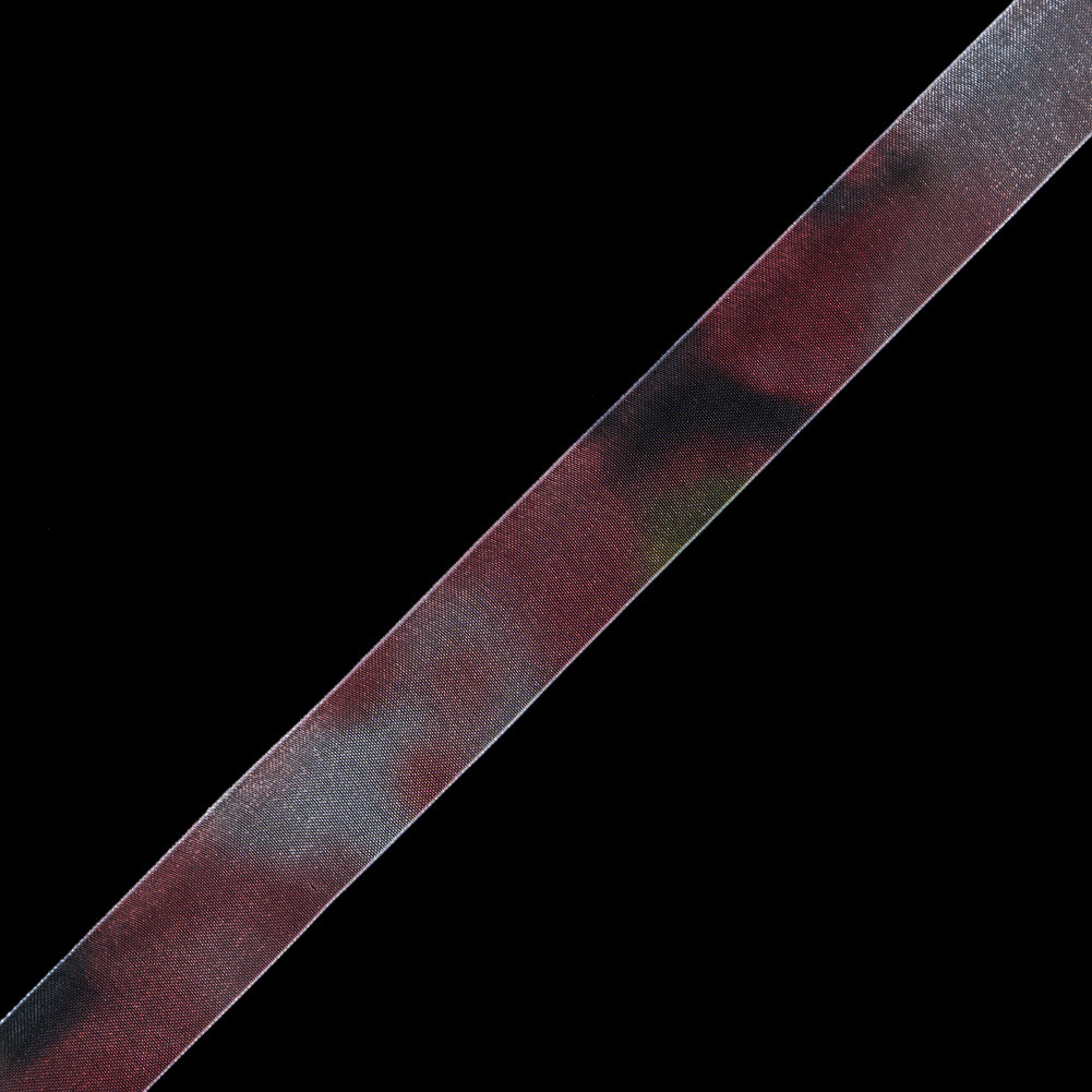 Red Tie Dye Organza Ribbon - 1