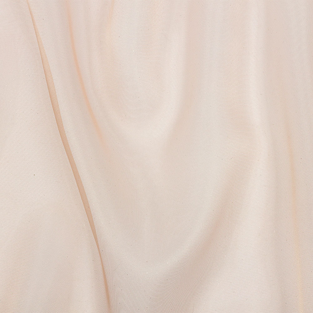 Polyester Mesh Organza with Silver Glitter - Tan - Starlight Collection - Joann Fabrics