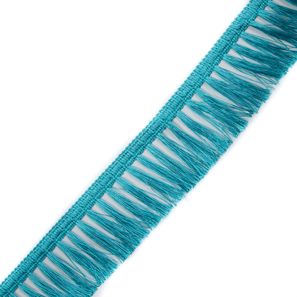 Italian Turquoise Tassel Fringe - 2.5