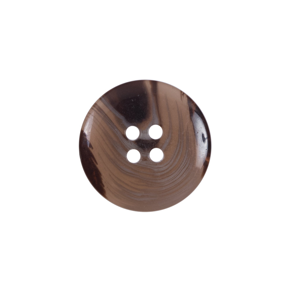 Brown Plastic 4-Hole Button - 32L/20mm - Joann Fabrics
