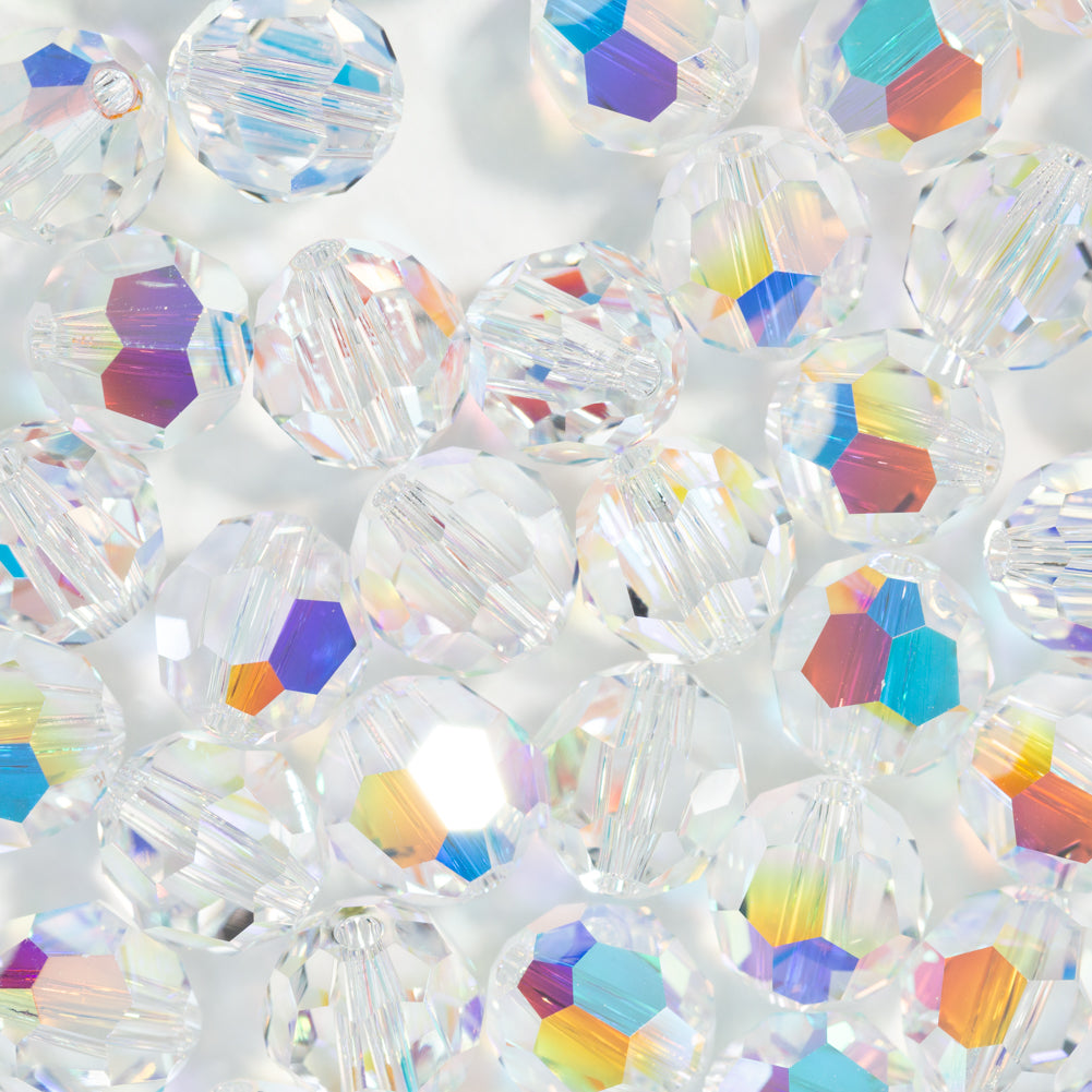 Crystal AB Classic Round Swarovski Rhinestone Beads - Joann Fabrics