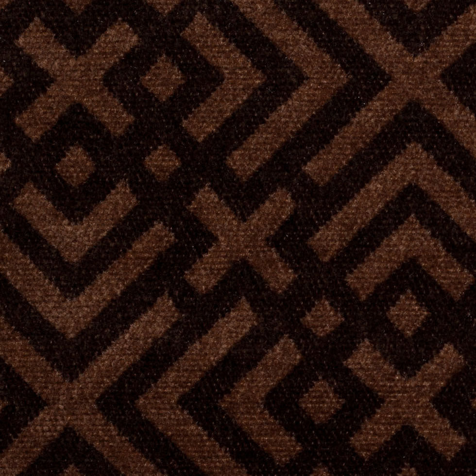 Espresso and Woodsmoke Geometric Acrylic-Polyester-Viscose Chenille - Joann Fabrics