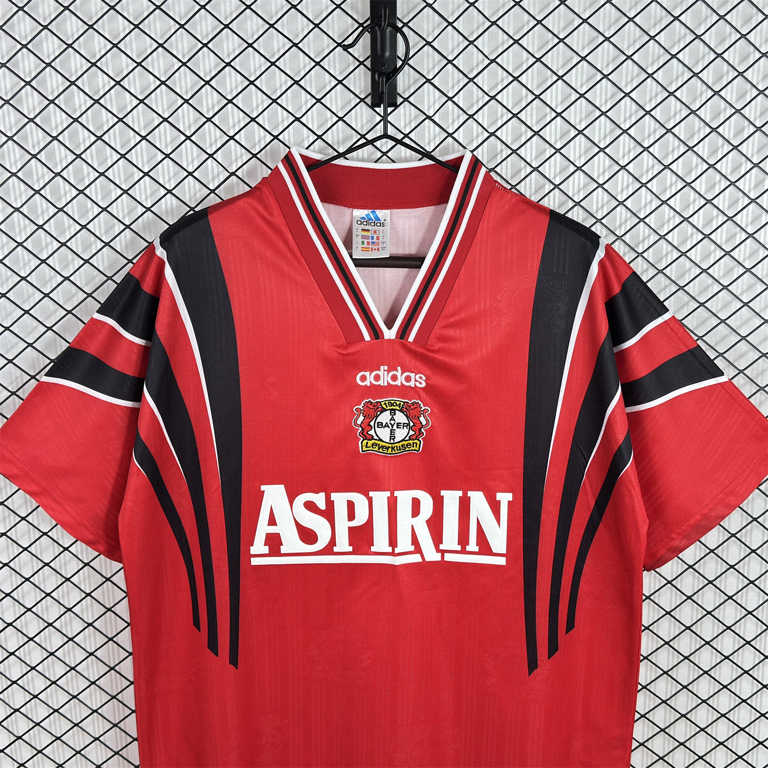 Retro Bayer 04 Leverkusen 1997-98 Home Jersey - UnitedFutballJersey