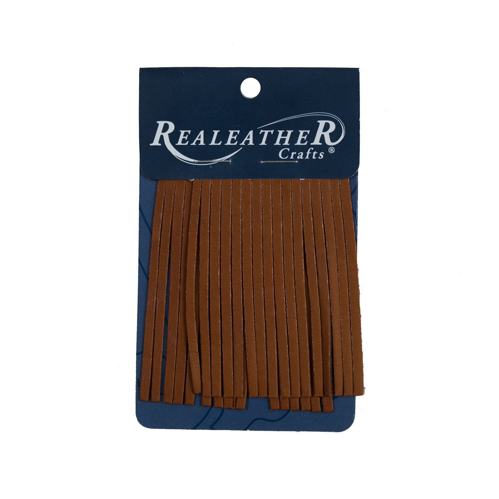 Realeather Saddle Tan Deerskin Fringe Trim - Joann Fabrics