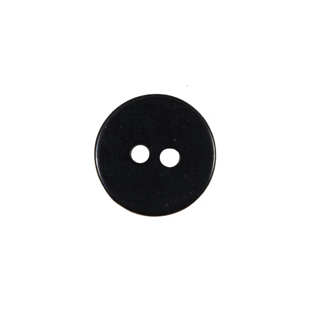 Italian Black 2-Hole Button - 24L/15mm - Joann Fabrics