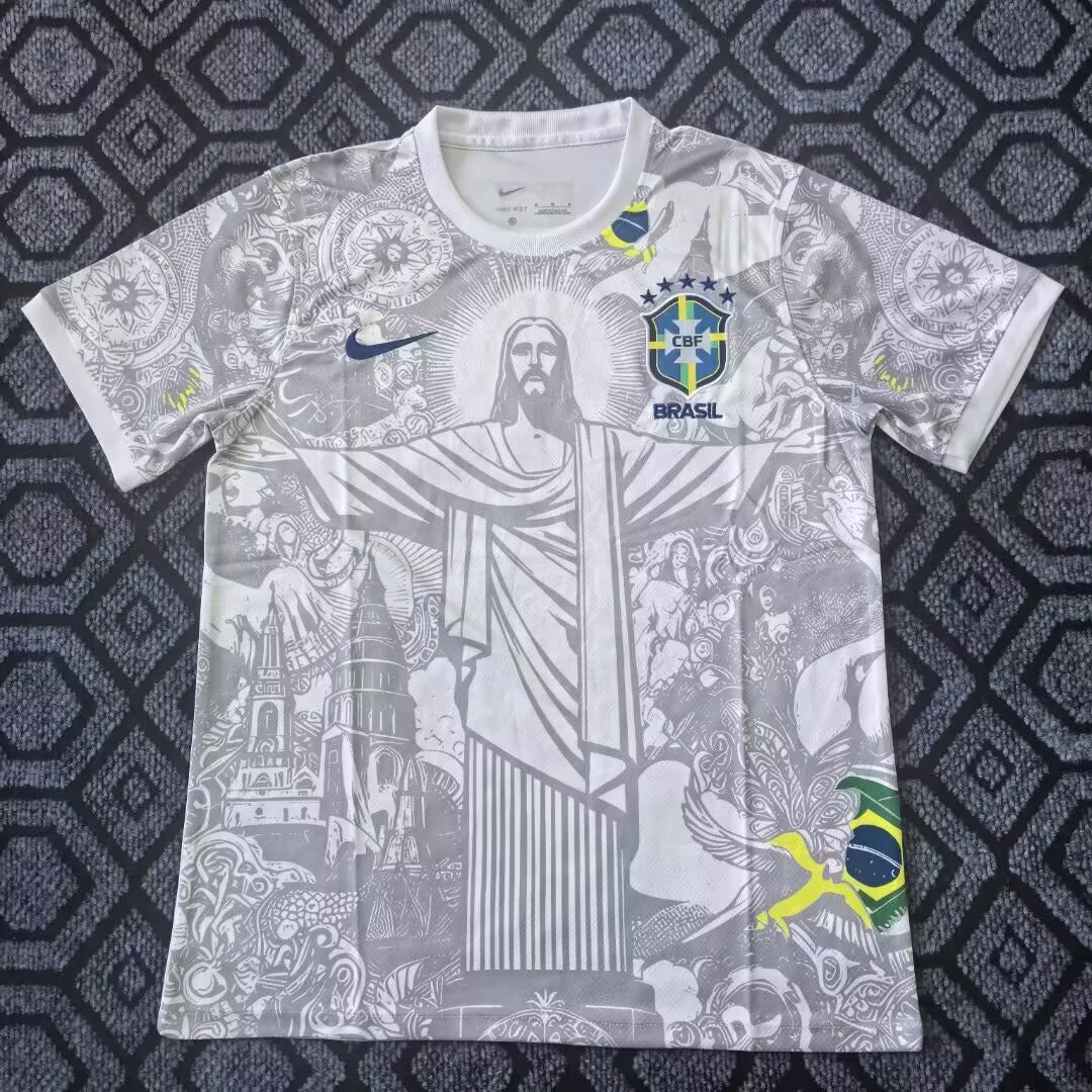 2025/2026 Brazil goddess white Football Jersey 1:1 Thai Quality