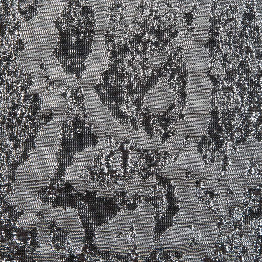 Metallic Silver Abstract Brocade - Joann Fabrics
