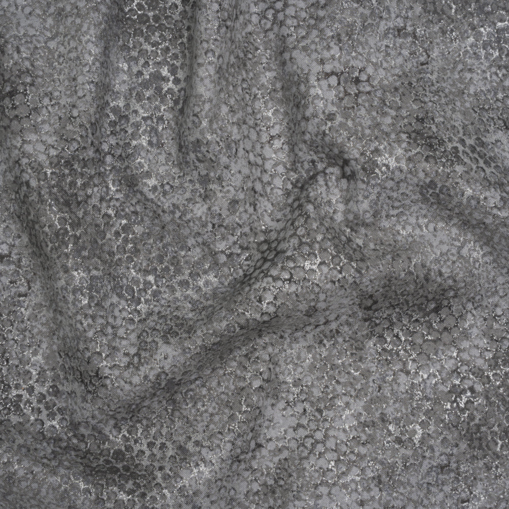 Metallic Printed Quilting Cotton by Northcott - City Fog Pebbles - Shimmer Collection - Joann Fabrics