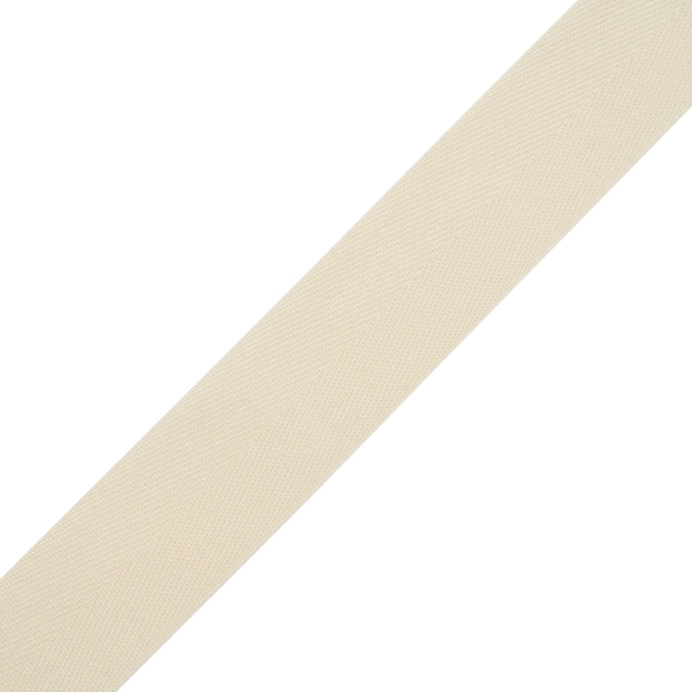 Tilly Ivory Pearl Herringbone Cotton Twill Tape - 25mm - Joann Fabrics