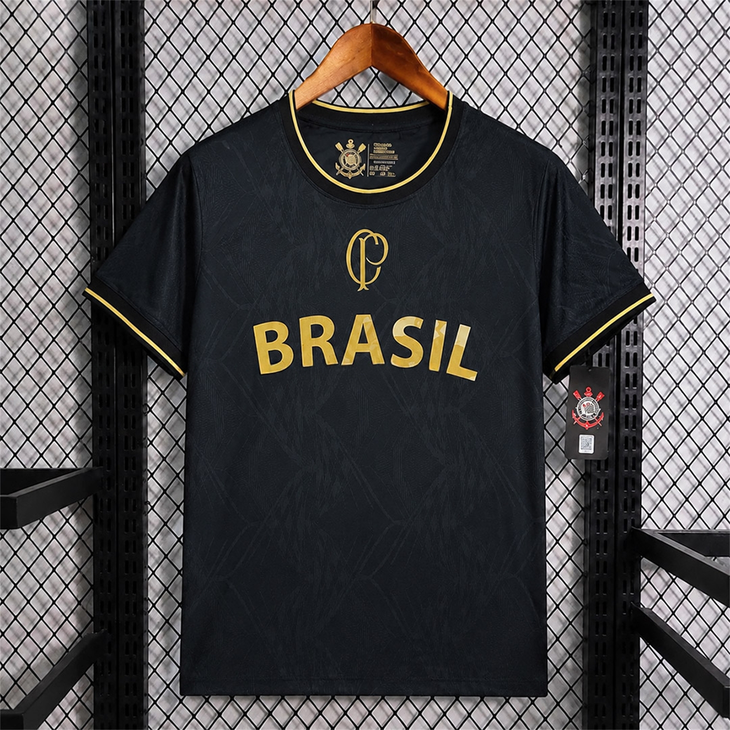 Corinthians 26-27 Brasil Black Special Jersey - Fans Version - UnitedFutballJersey
