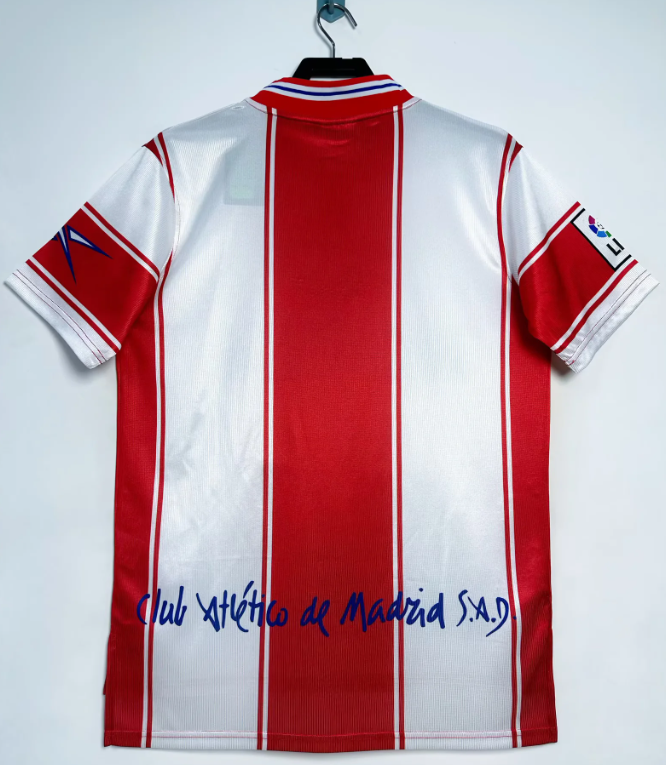 1999/2000 Retro Atletico Madrid Home Football Jersey 1:1 Thai Quality