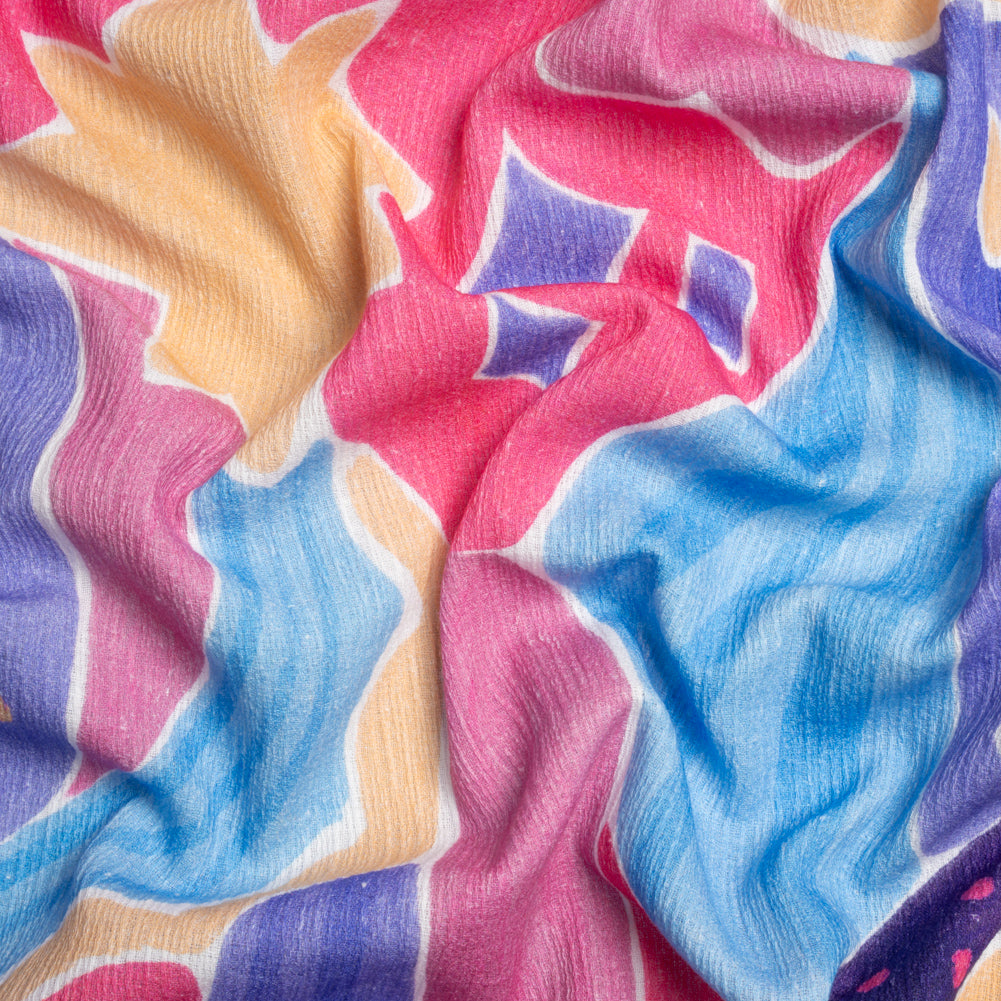 Mood Exclusive Pink Moonbeam Mountain Slubbed Gauzy Cotton Woven - Joann Fabrics
