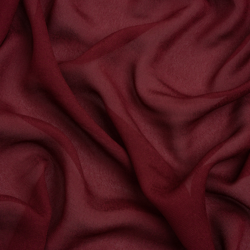 Famous Australian Designer Wine Viscose Georgette - Joann Fabrics