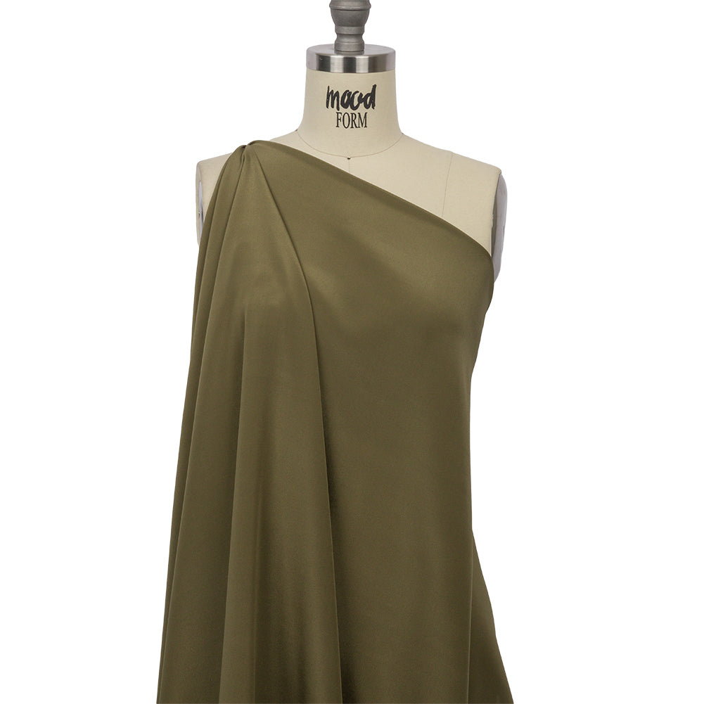 Silk Crepe de Chine - Olive Green - Premium Collection - Joann Fabrics