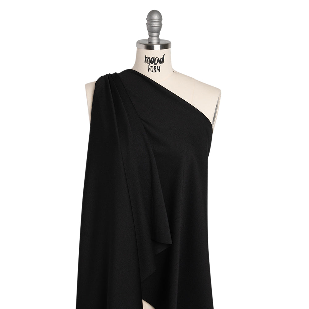 Polyester Ponte Knit - Black - Deadstock - Joann Fabrics
