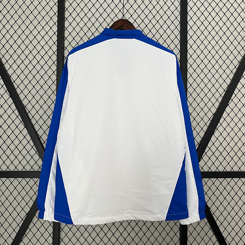 2024 Brazil National Team Windbreaker White And Blue