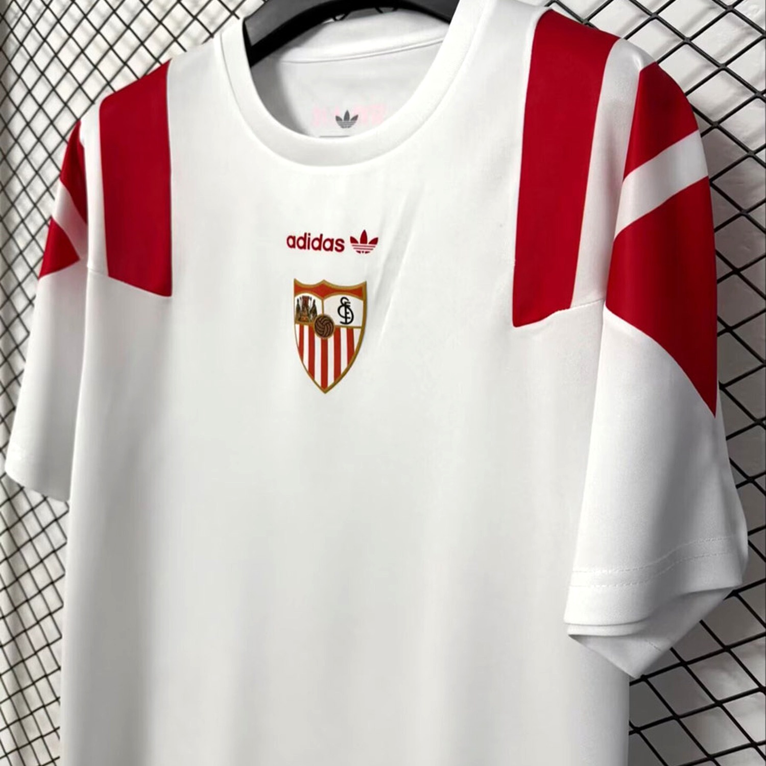 Sevilla 26-27 EQT White Red Jersey - Fans Version - UnitedFutballJersey